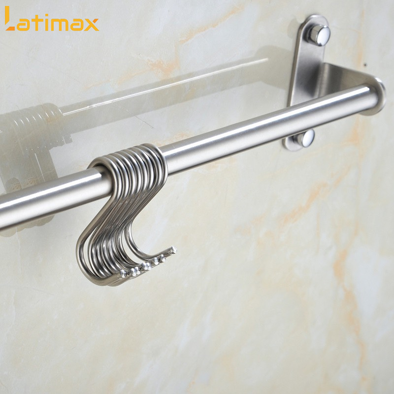 Bộ 6 Móc Treo Chữ S Inox 304 - Móc Treo Đồ Đa Năng Sáng Bóng Chống Gỉ Sét