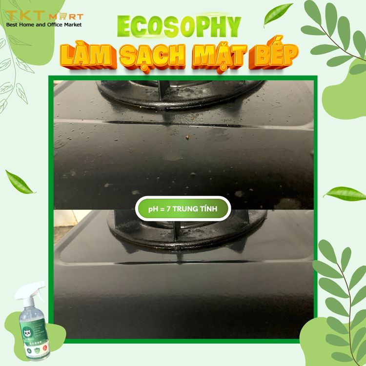Dung dịch tẩy rửa đa năng Ecosophy 500ml chất tẩy đa năng số 1 Nhật Bản 100% từ tự nhiên an toàn với da tay loại bỏ khử mùi mọi vết bẩn nhanh chóng [TKT Mart]
