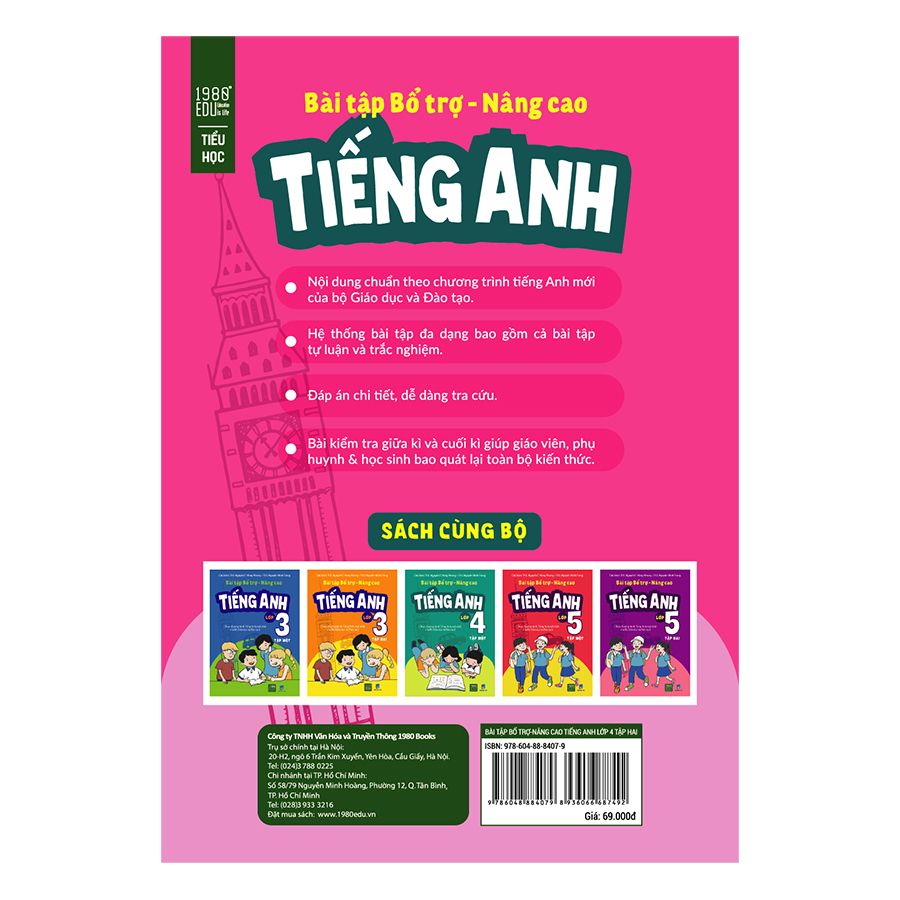 Bộ Sách Tiếng Anh Lớp 4 Tập 2