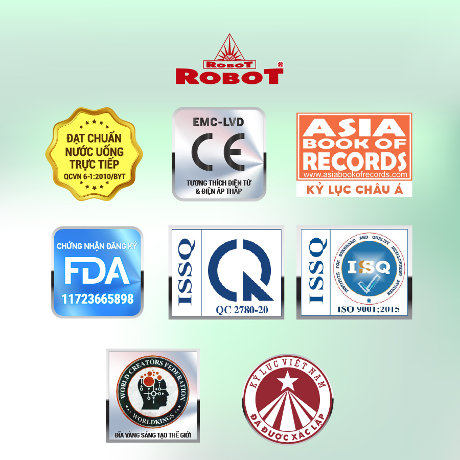 Máy Lọc Nước R.O Hydrogen Kiềm ROBOT RBs-9HA - Hàng Chính Hãng