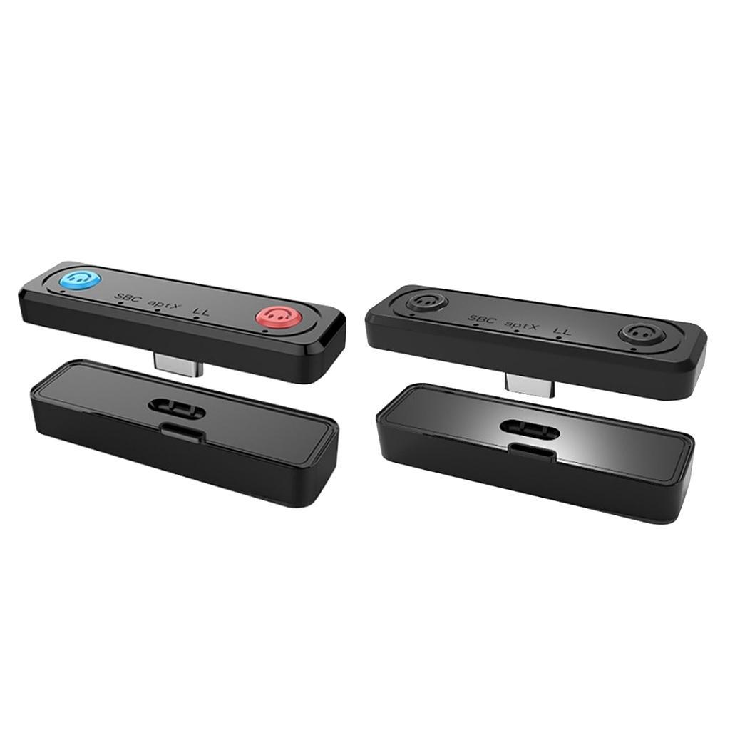Bluetooth Transmitter for Nintendo Switch/Switch Lite/PS4/PC Blue red