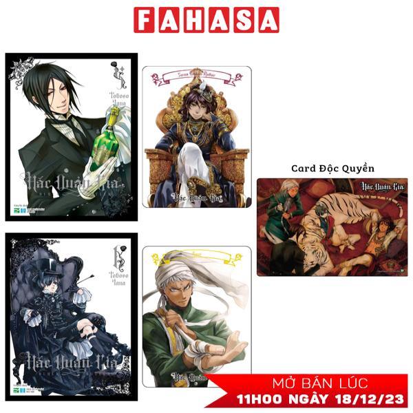 Bộ Manga Hắc Quản Gia - Tập 5 + Tập 6 - Tặng Kèm 2 Black Card + 1 Card Độc Quyền