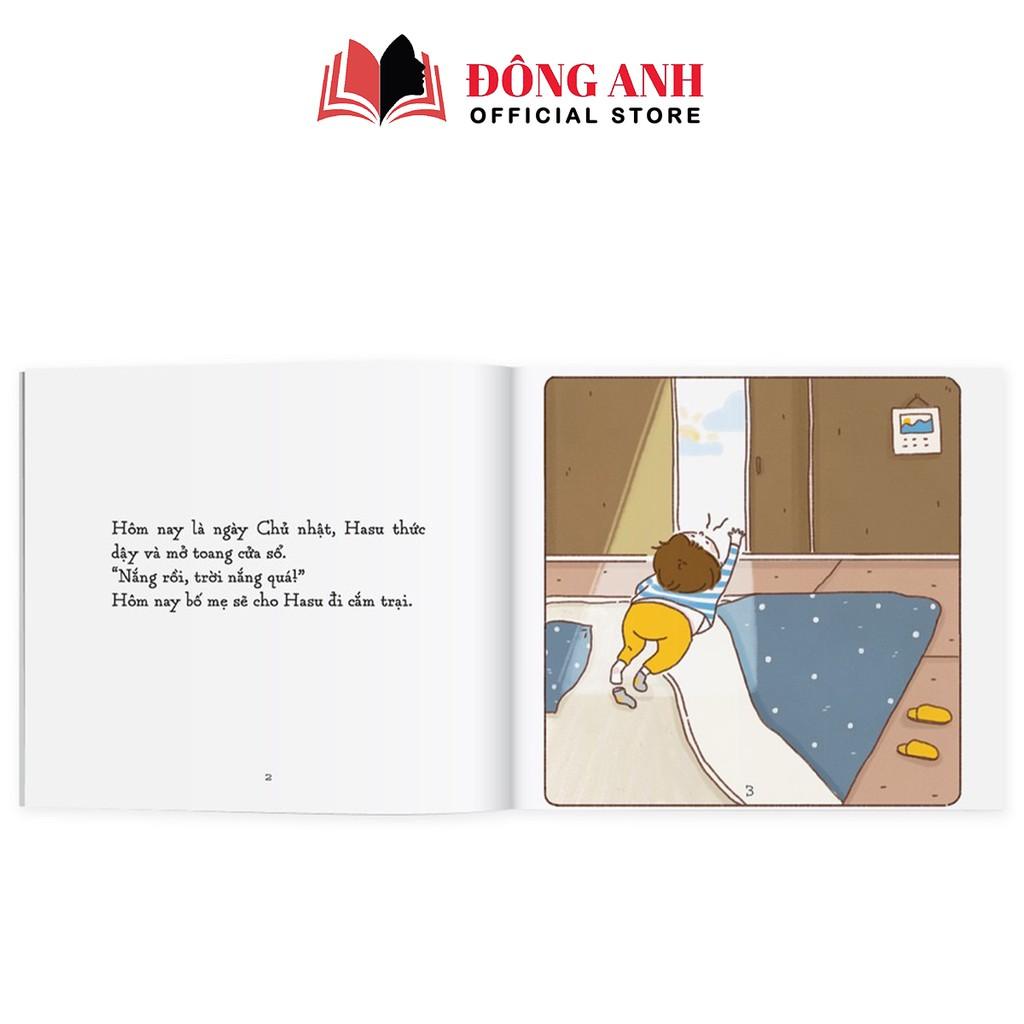 Sách - Combo 4 cuốn Ehon Những Câu Chuyện Kì Lạ Của Hasu dành cho bé từ 4-6 tuổi