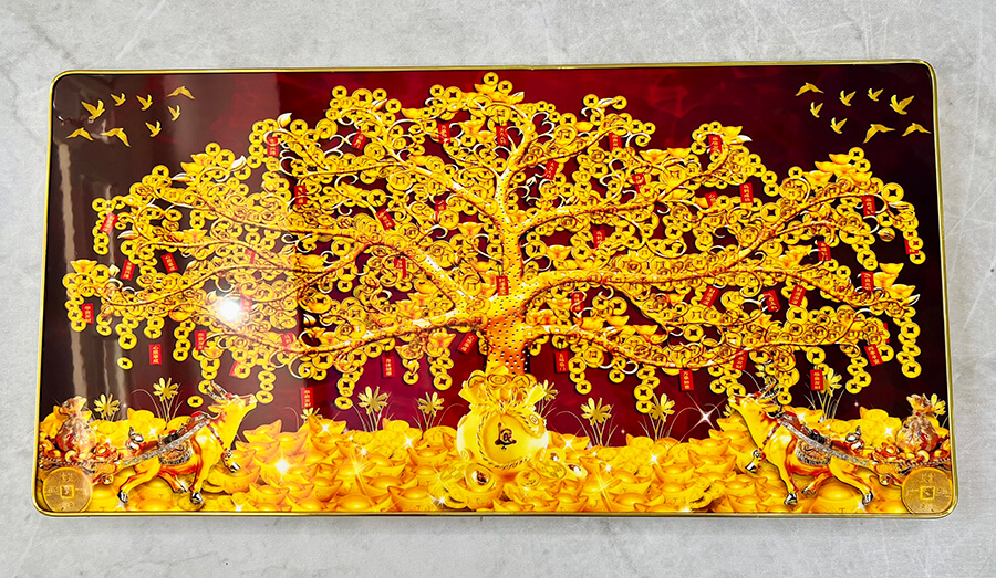 TRANH CANVAS - TRANH TREO TƯỜNG PHÒNG KHÁCH - TRANH PHÒNG NGỦ - TRANH TREO TƯỜNG HOA XANH