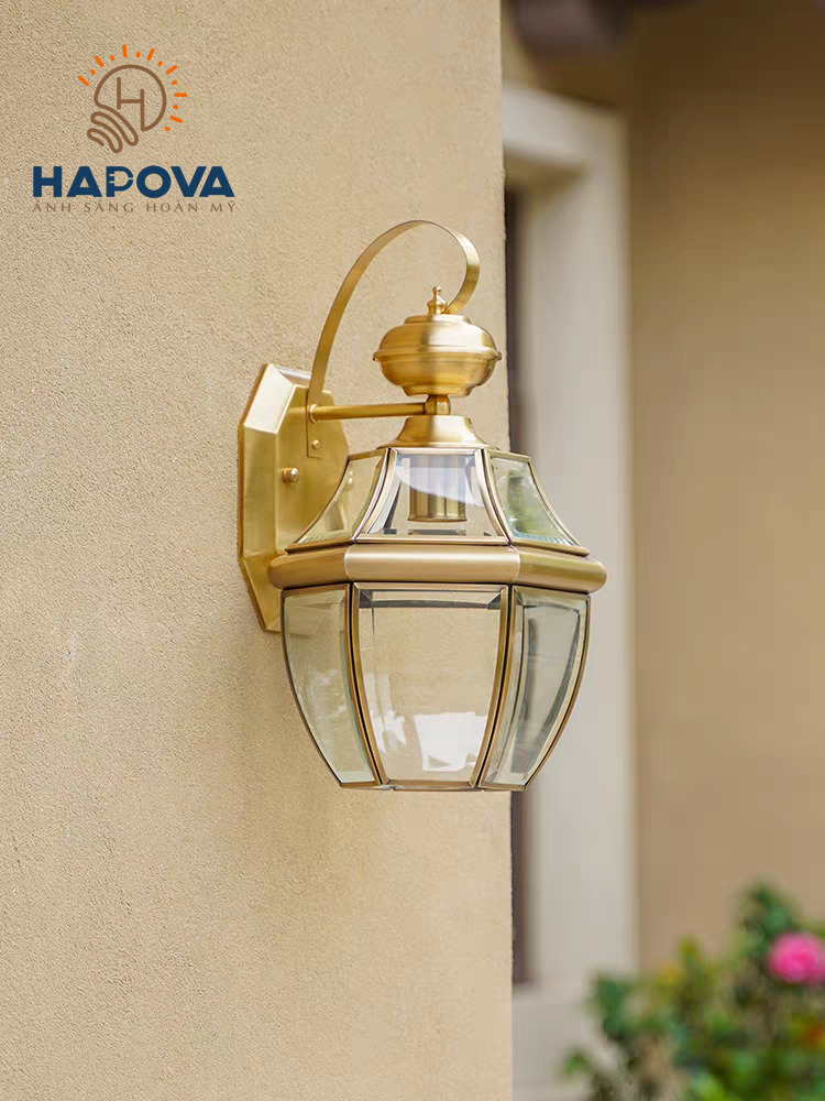 Đèn treo tường, đèn gắn tường cao cấp bằng Đồng HAPOVA LEONA 1002