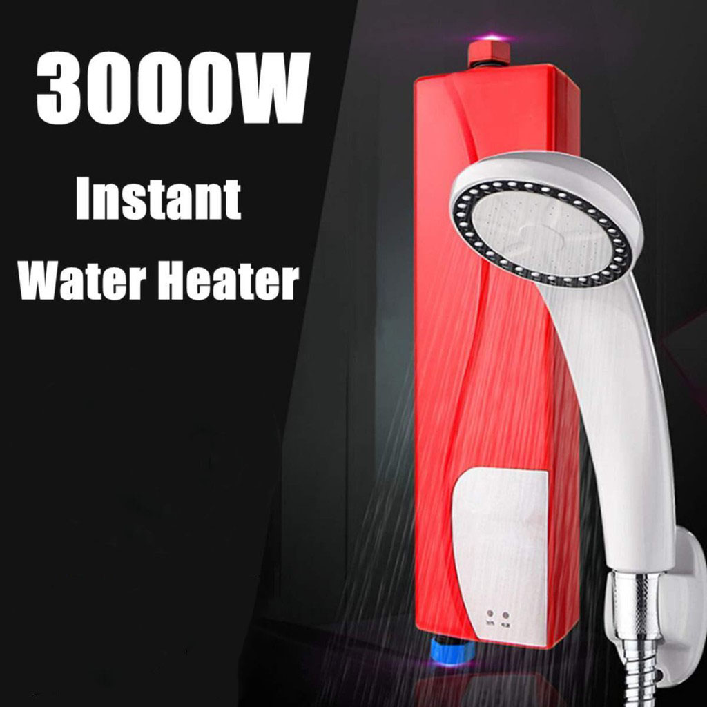 Máy nước nóng lạnh trực tiếp nhà tắm Hot and cold HYDROPOWER HEAT 3000w (Đỏ)