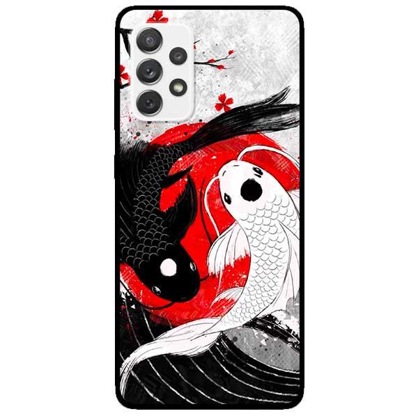 Ốp lưng dành cho Samsung Galaxy A32 - A52 - A52s - A72 - Cá Chép Đen Trắng