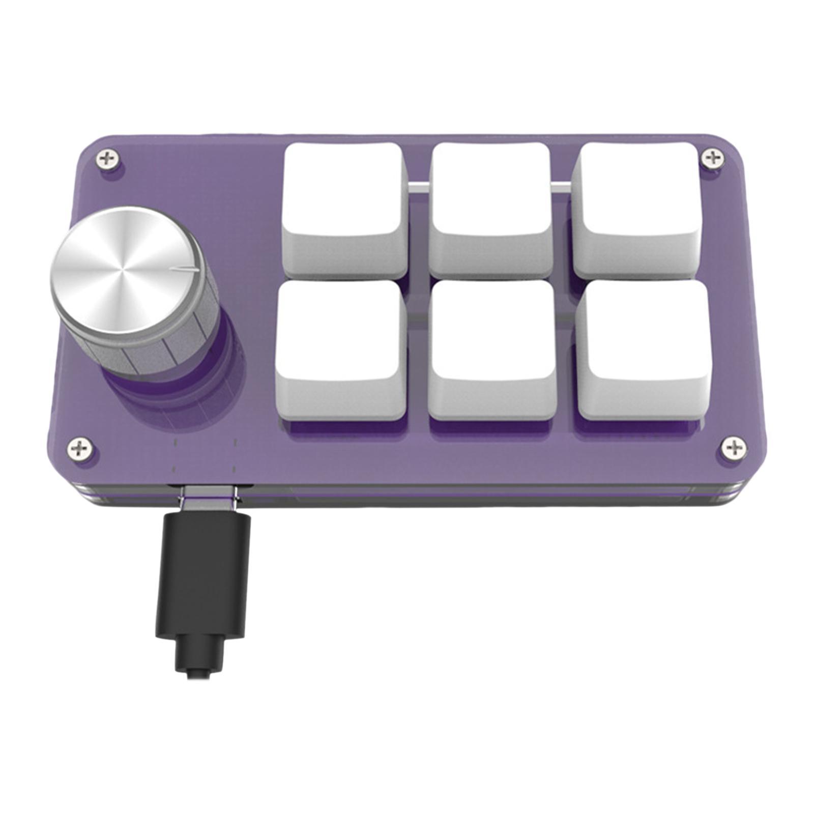 Mini Wired Mechanical Keyboard Custom Keypad for E-Sports Drawing PC