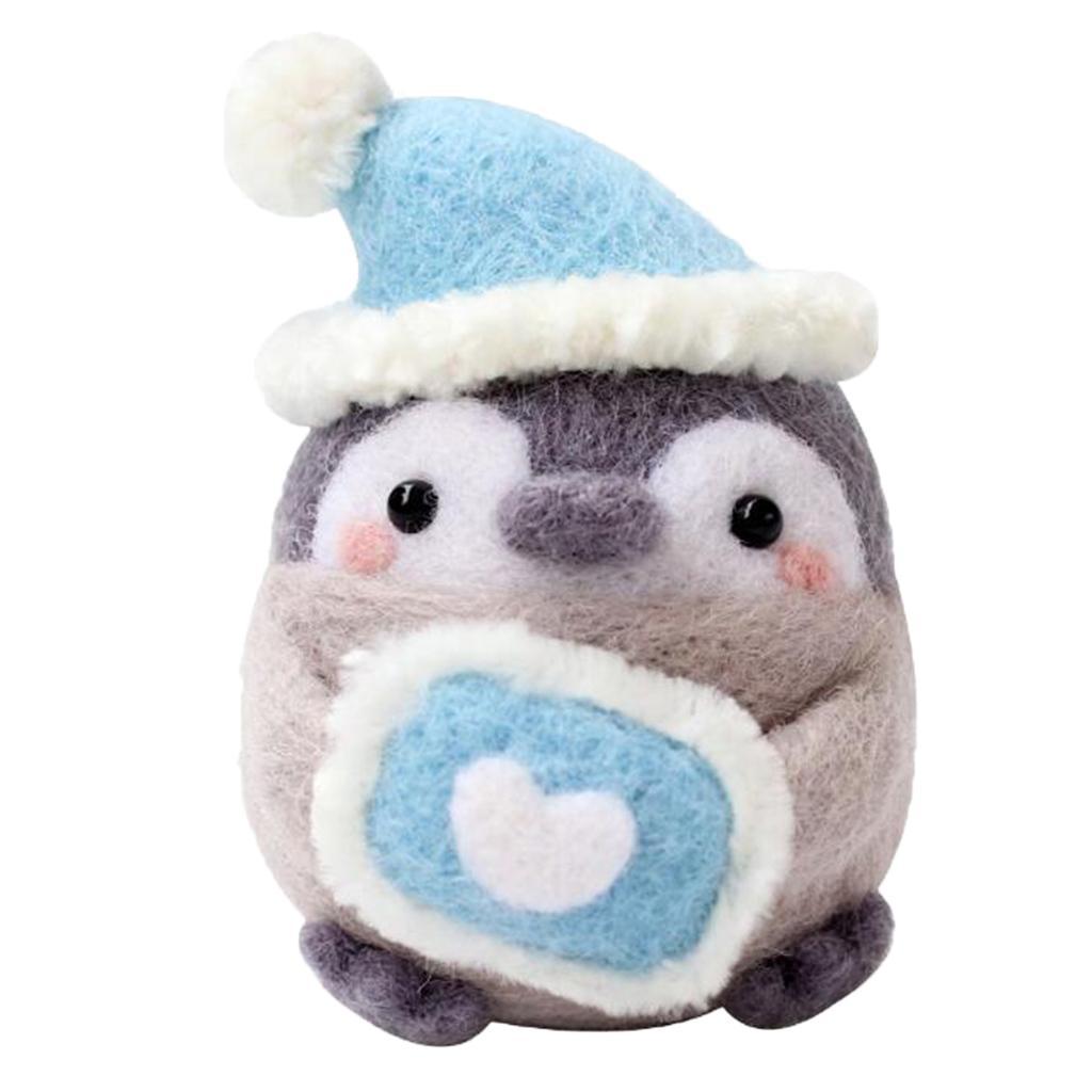 2x Penguin Needle Felting Starter Kit for Beginners with Instruction