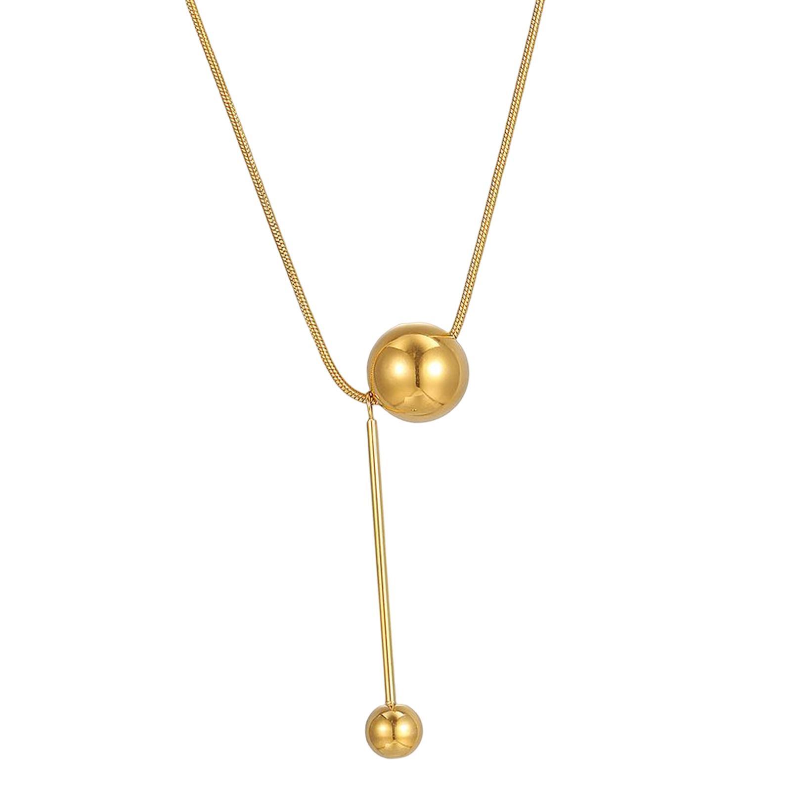 Ball Pendant Necklace Creative Choker Necklace for Daily Wear