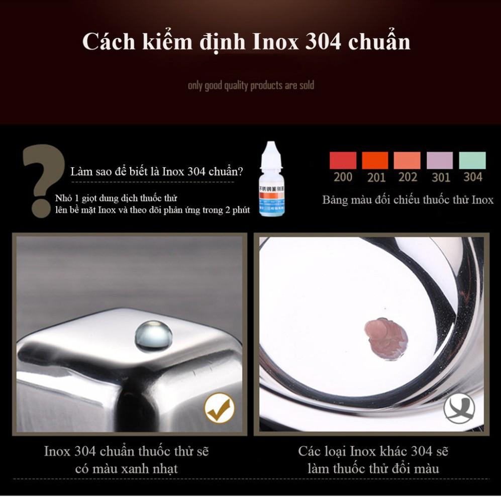 Đá lạnh vĩnh cửu Inox 304 cao cấp AnShin (hộp 6 viên tặng kẹp gắp)