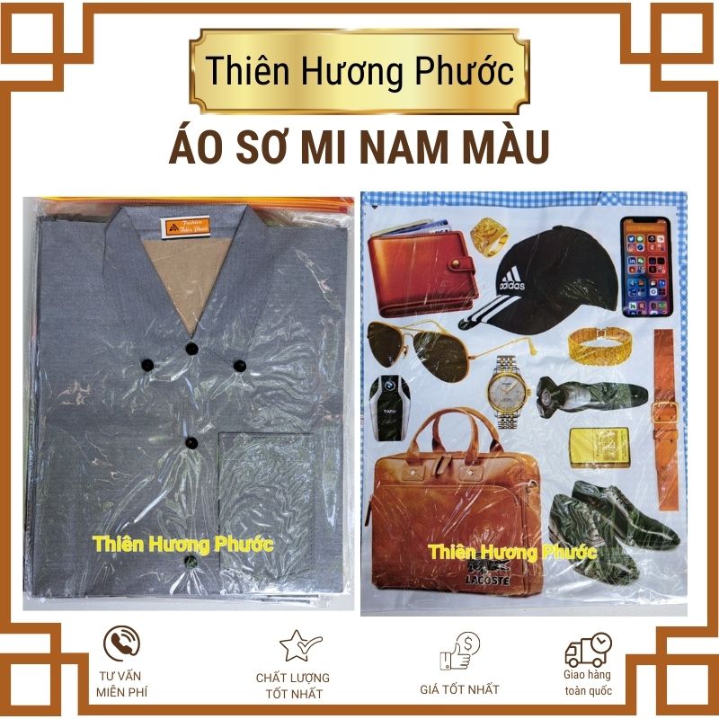 Quần áo sơ mi màu ông cao cấp