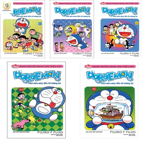 Sách - Doraemon Truyện Ngắn - Combo 5 tập từ tập 41 đến tập 45