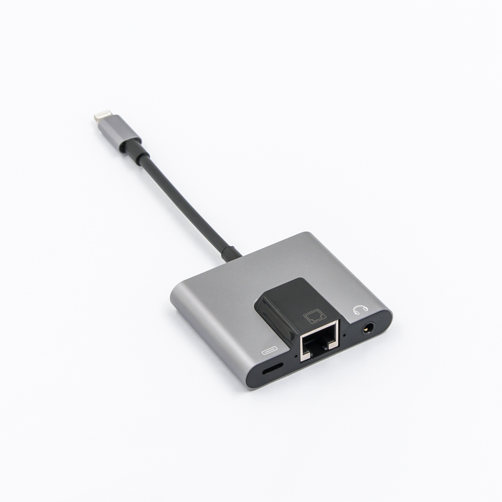 Bộ chuyển đổi 3 trong 1 USB-C/Type-C sang USB-C/Type-C và cổng Ethernet adapter và jack tai nghe 3,5 mm dành cho dành cho Laptop, Macbook, Điện thoại, Samsung Dex