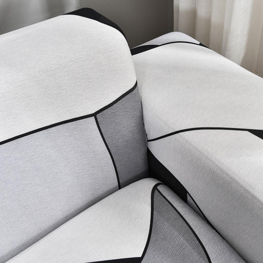 Sofa Cover Elastic Square Couch Polyster Seater Pillowslip for Office Decor