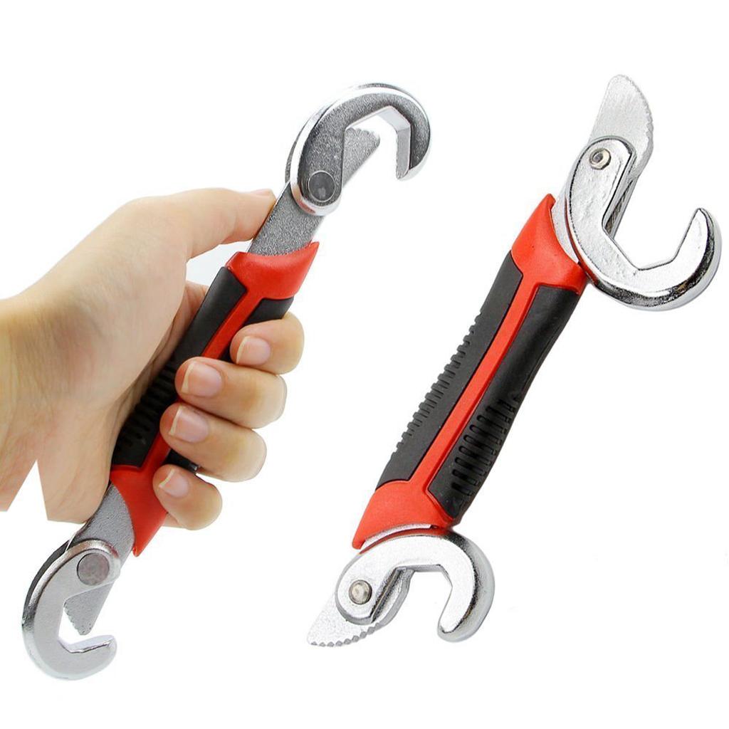 SELF ADJUSTING WRENCH SET 9-22mm ONE HANDED UNIVERSAL PIPE SPANNER WRENCHES