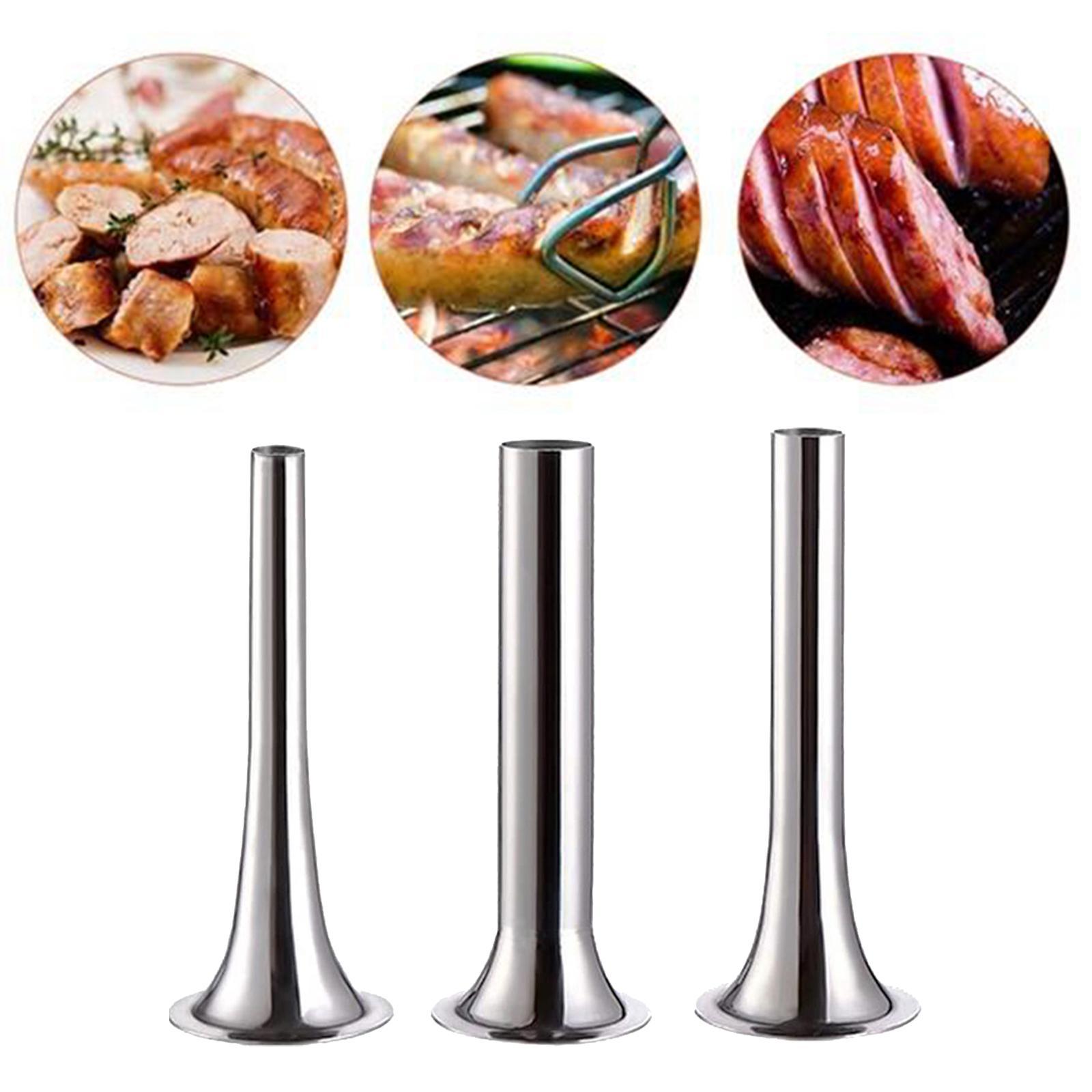 3Pcs Sausage Maker Manual Sausage Stuffer for Meat Grinder Accessories