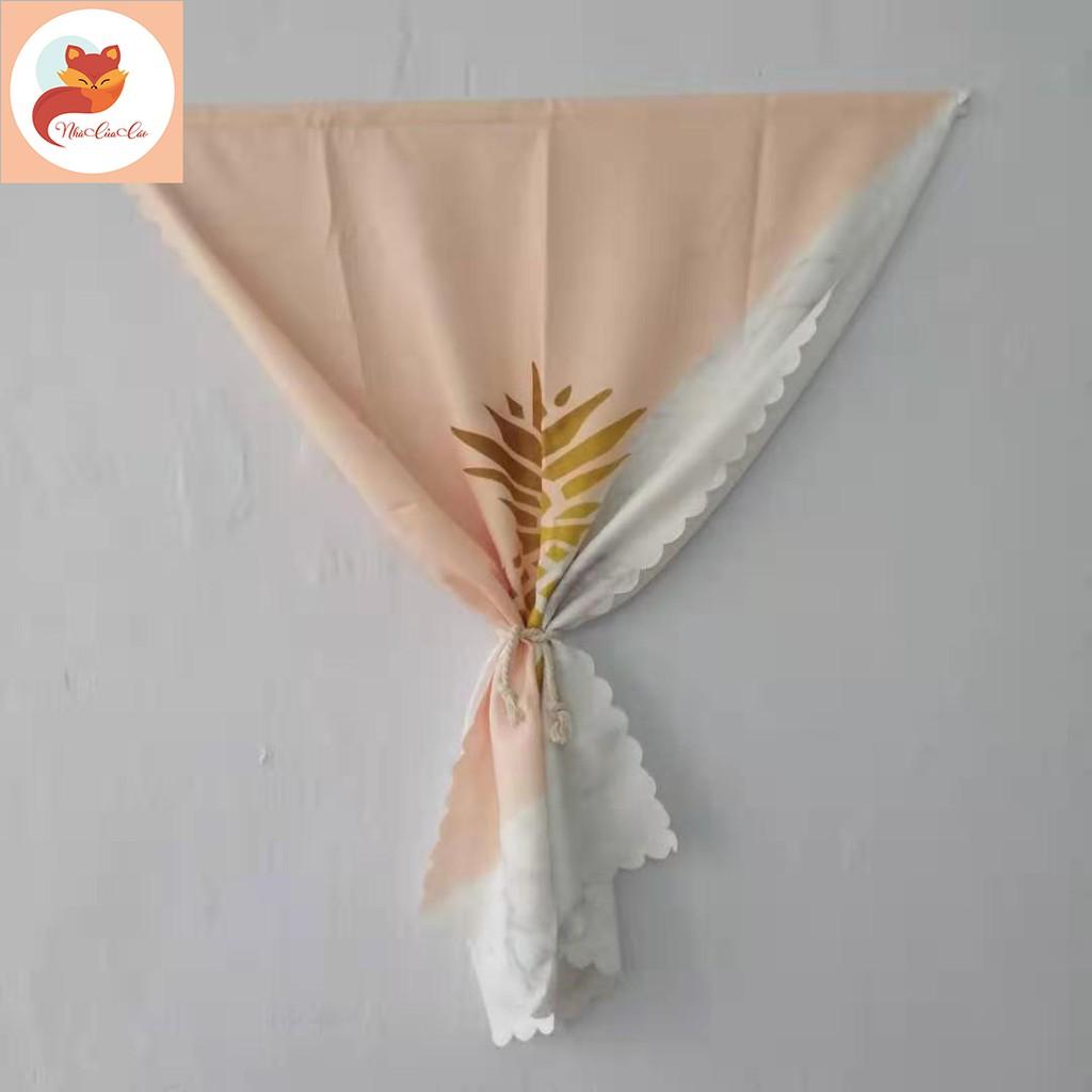 Rèm Cửa Sổ Tiện Lợi, Tranh Trang Trí Tường Họa Tiết Quả Dứa Màu Sắc Tươi Sáng