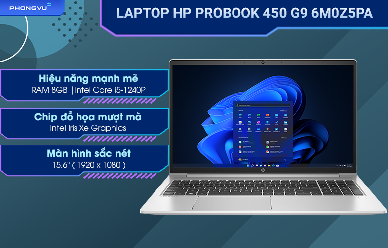 Laptop HP ProBook 450 G9 6M0Z5PA  - Hàng chính hãng