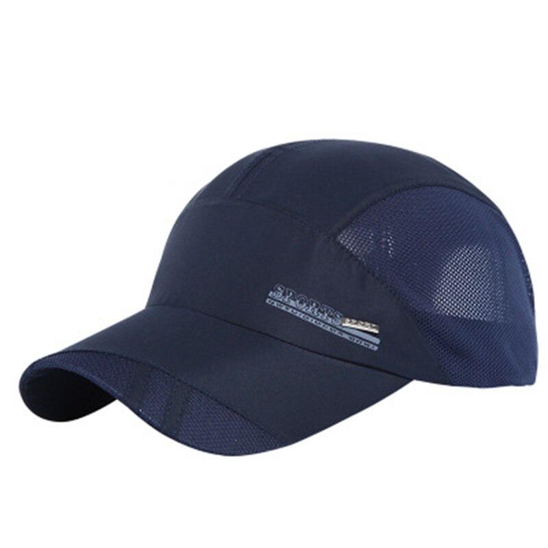 Summer Outdoor Sports Caps Women Quick Dry Breathable Sun Visor Baseball Cap Men Hiking Fishing Running Cap Sun Hat Adjustable