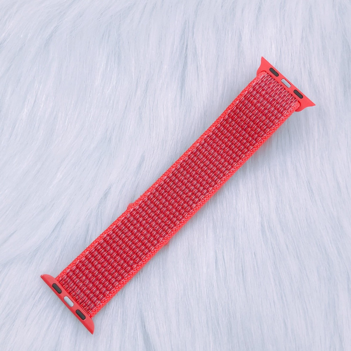 Dây đeo Sport loop Nylon cho Apple Watch - màu đỏ đủ Size PhanhDuong Hàng chính hãng