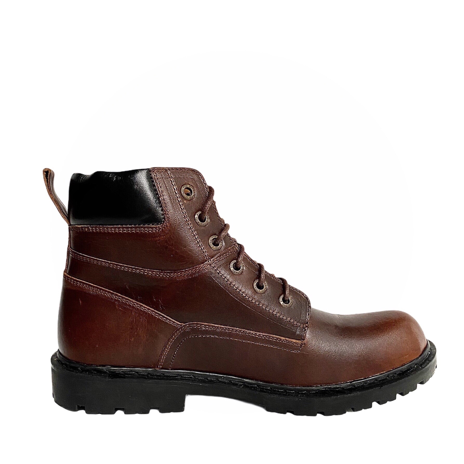 Giày Boots Nam Cổ Cao Da Bò Thật 100% Cao Cấp HN612 Nâu Size 38 - 44