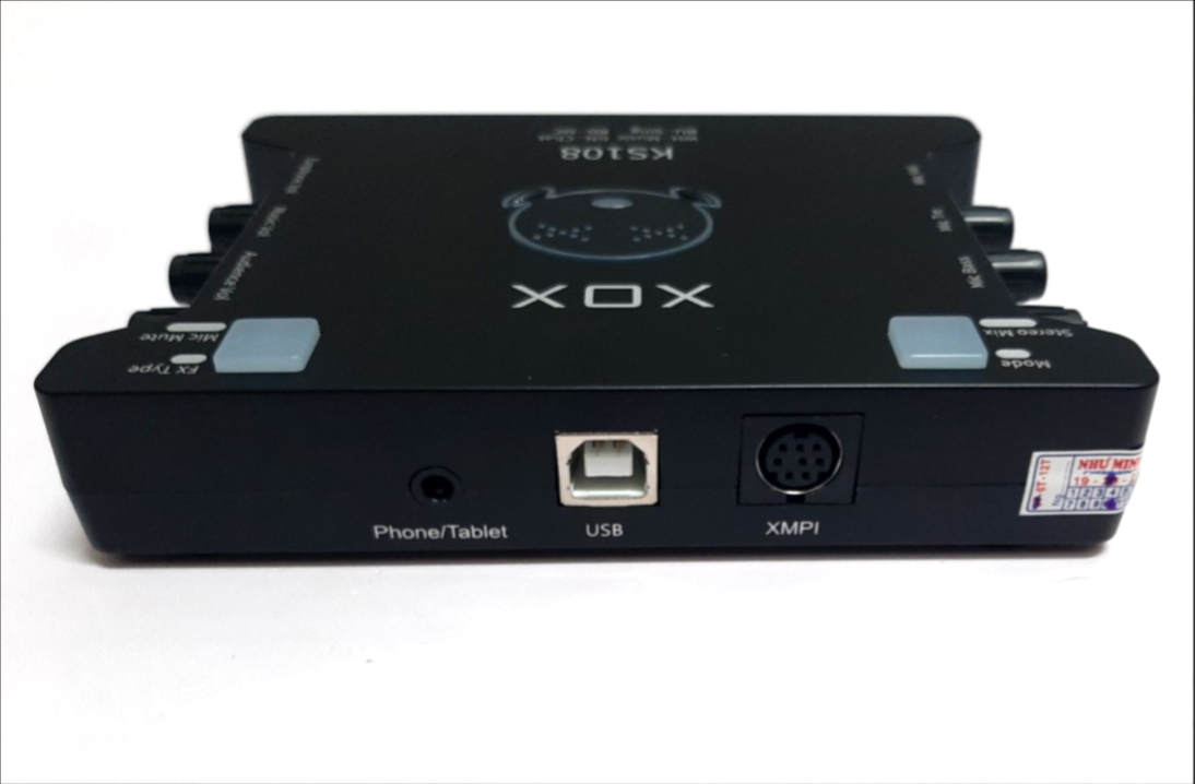 Sound card XOX KS108 (Phiên bản k10 quốc tế 2019 cải tiến ic)