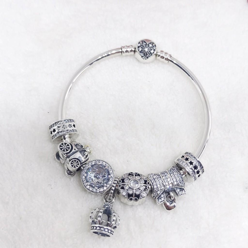 Vòng Bạc S925 ALE Cao Cấp - Vòng Charm Bạc Chuẩn S925 - Mã sản phẩm VONGBAC_DN188