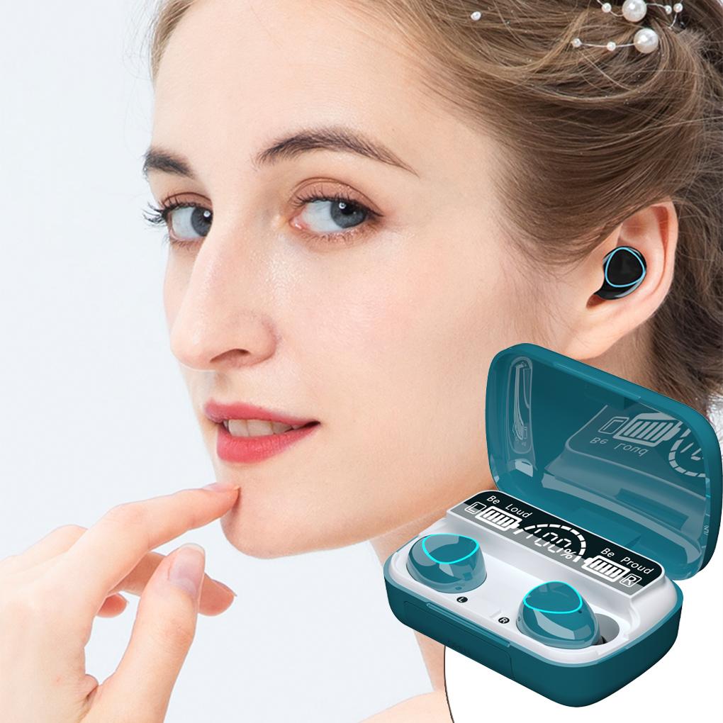 M10 Tai Nghe Không Dây Bluetooth Tai Nghe Nhét Tai Chống Nước Tai Nghe Thể Thao Tai Nghe Nhét Tai Dành Cho Huawei Iphone OPPO Xiaomi TWS Âm Nhạc Tai Nghe