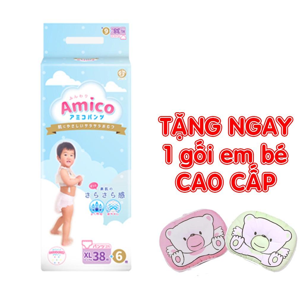 Bỉm - Tã quần Amico size XL 38 + 6 miếng (Cho bé 12- 17kg)