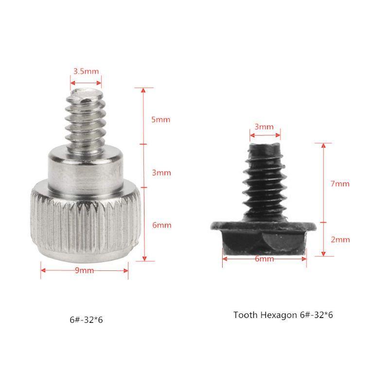 Bộ ốc vít 6#-32*6 cho vỏ máy tính để bàn