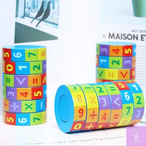 Rubik Toán Học Bằng Gỗ Nhiều Phép Tính Đa Dạng Giúp Bé Vừa Chơi Vừa Học