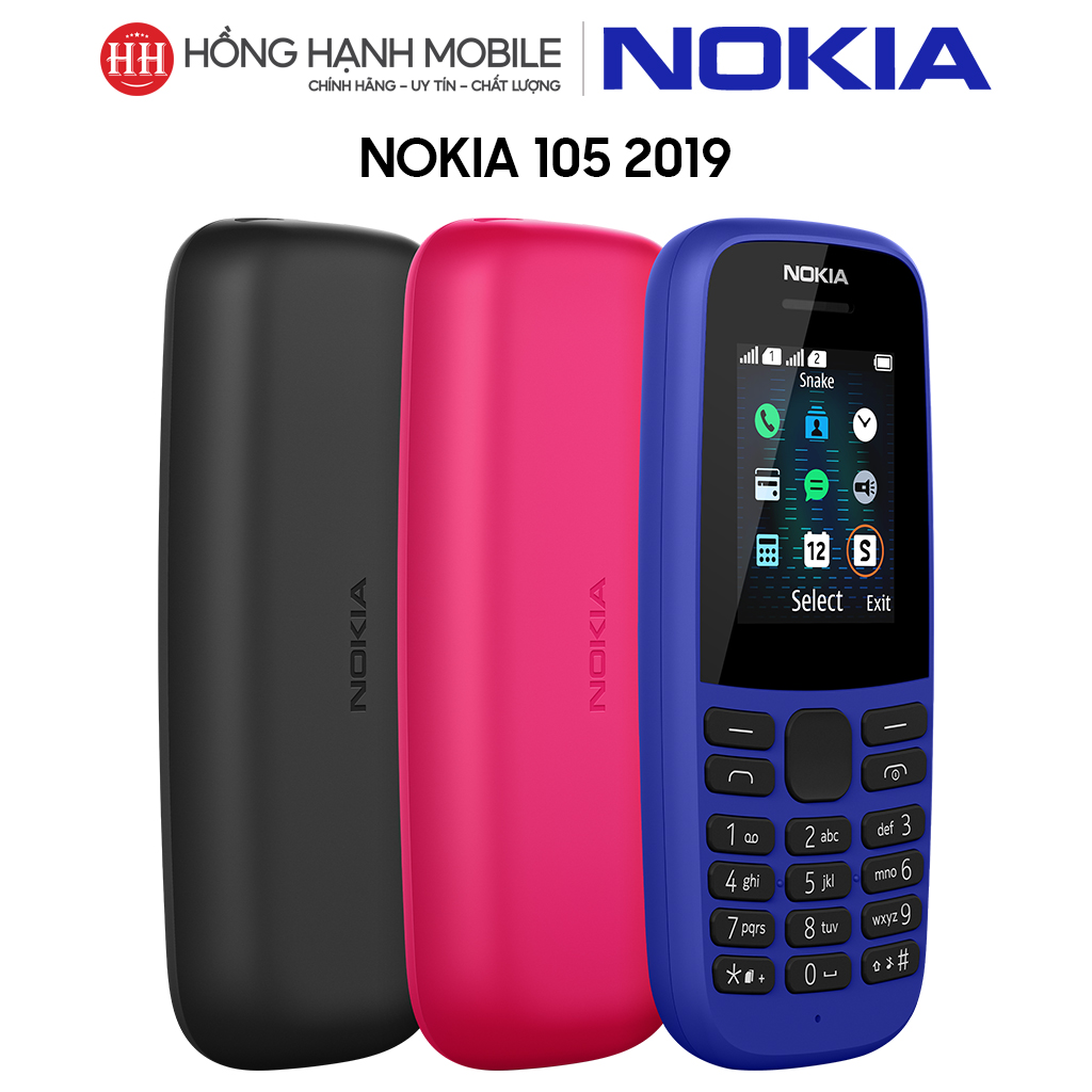 Điện Thoại Nokia 105 Dual Sim 2019 - Hàng Chính Hãng