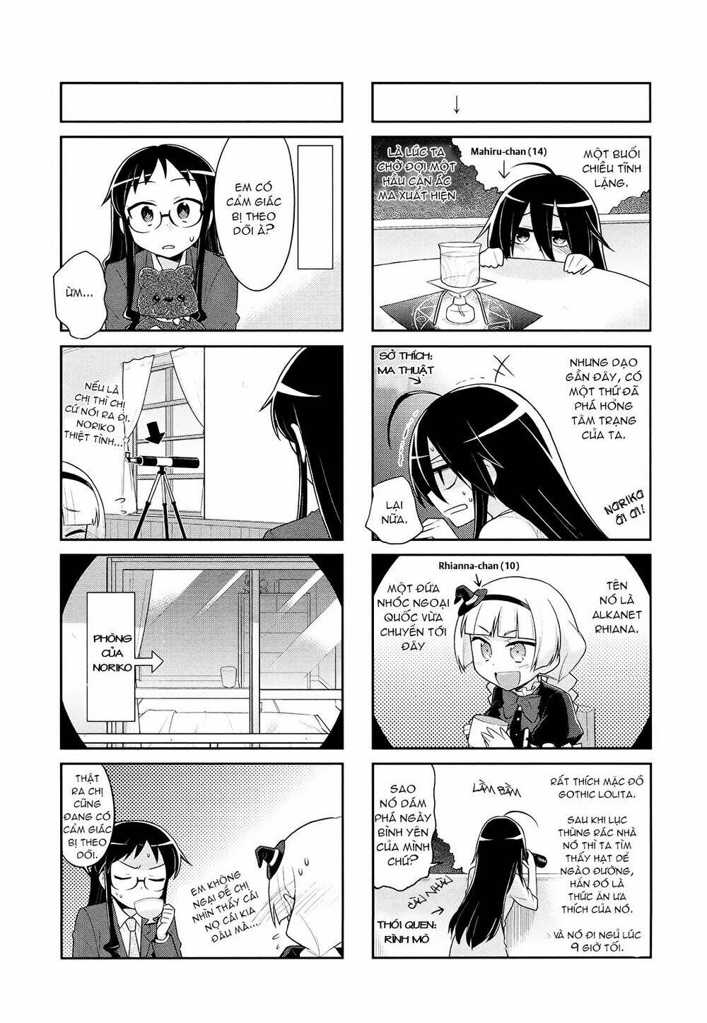 majyo to houki to kurobuchi megane chapter 9 3