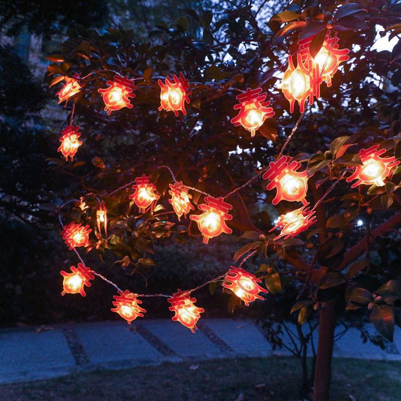 1 bộ dây đèn 10 LED trang trí năm mới