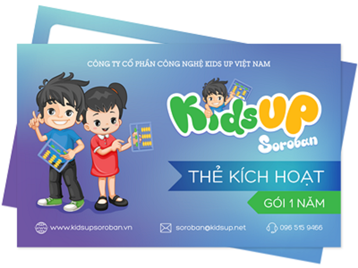 [E-VOUCHER]- KidsUP Soroban - Học toán tư duy kiểu Nhật (GÓI 1 NĂM& TRỌN ĐỜI)