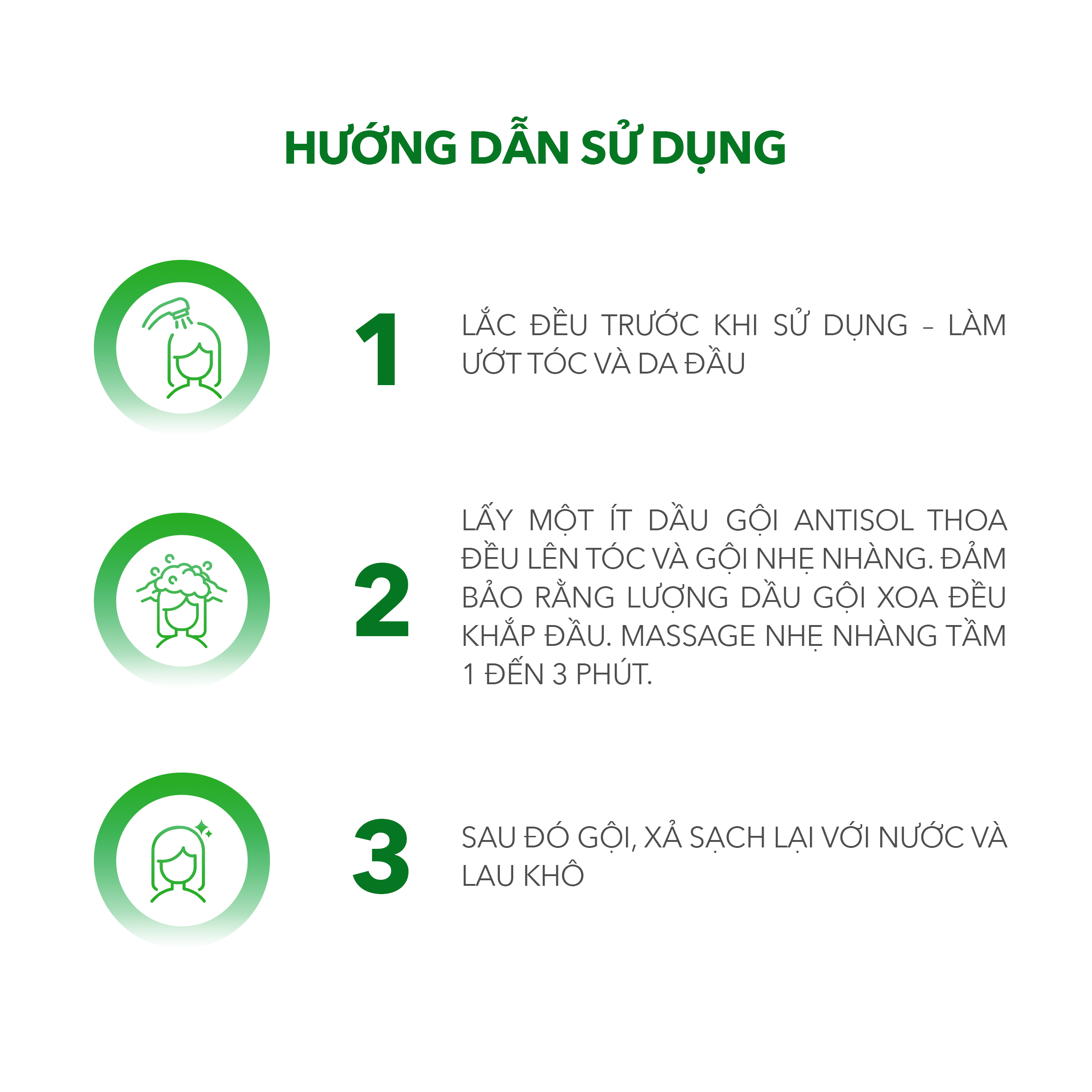 Dầu Gội Sạch Gàu Antisol pH6.5 Chiết Xuất Dược Liệu Ngăn Ngừa Gàu, Rụng Tóc, Ngứa Da Đầu Tái Phát - Chai 240ml - Thương Hiệu iCare Pharma