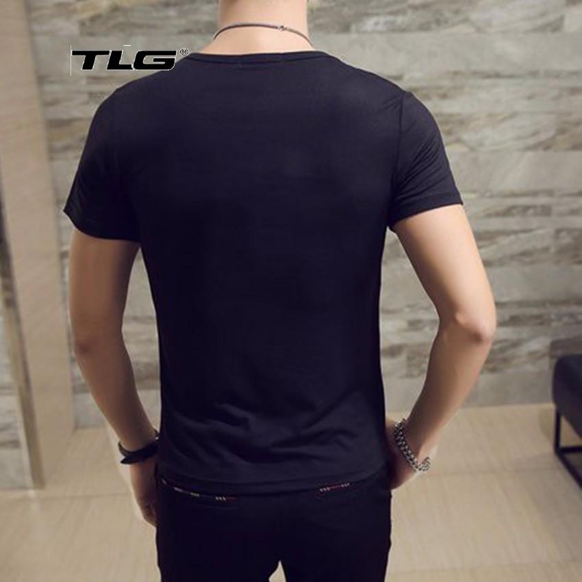 ️️ Áo Thun Body Ngắn Tay Nam Cổ Tim Thành Long TI 377
