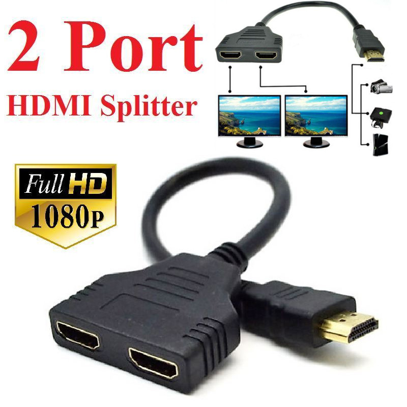 Cáp Chia Cổng HDMI 2 Trong 1