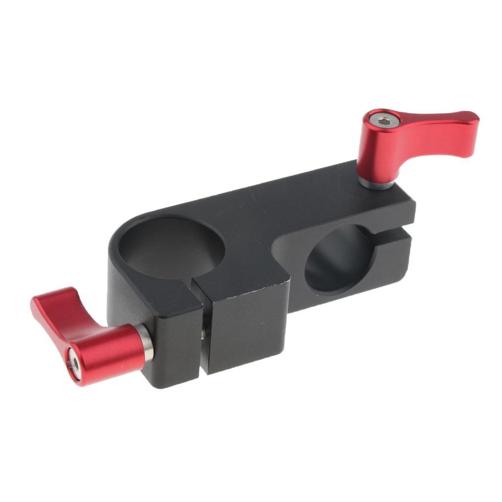 15mm Camera Cage Stabilizer Rig Clip Shoulder Mount Adapter