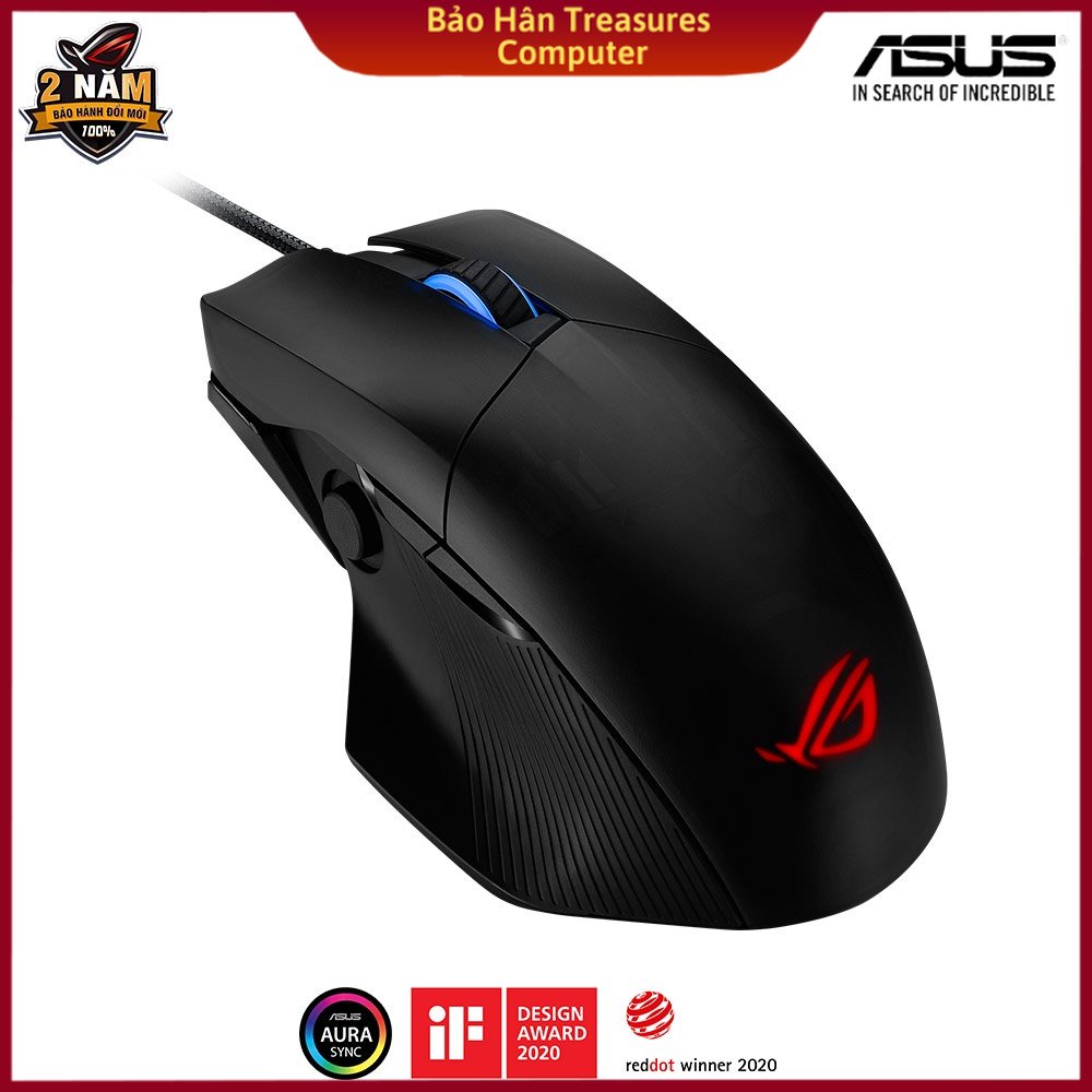 Chuột Gaming Asus ROG Chakram Core - Hàng Chính Hãng