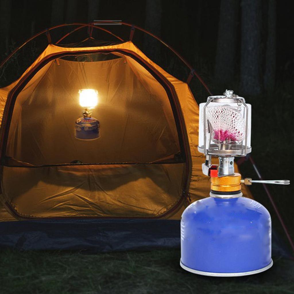 Mini Pocket Camping Gas Lamp Outdoor Camping Butane Tent Light with Carry Case