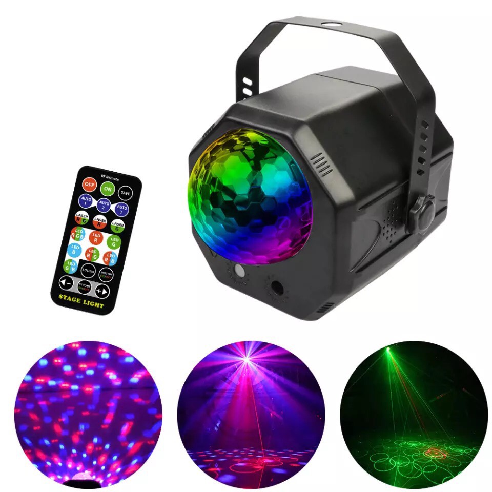 Đèn Laser disco chiếu tia 16 hiệu ứng