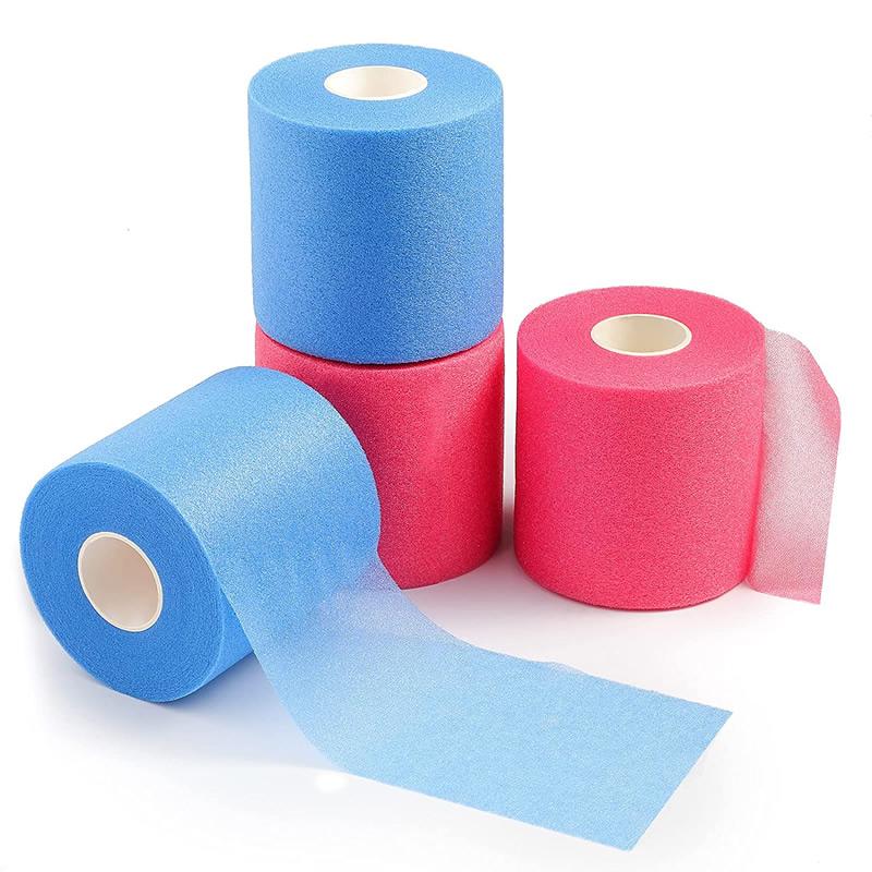 12pcs Underwrap Băng Băng Băng Athletic Pre Gói băng y tế Thể thao mềm Thể thao Thân tay Vòng tay Color: Black Size: 6cm x 20m
