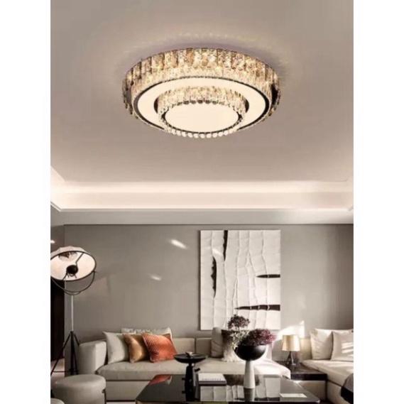 MKPL_03 Đèn mâm áp trần phale trang trí phòng khách, đèn trang trí trần tối tân DT HQ