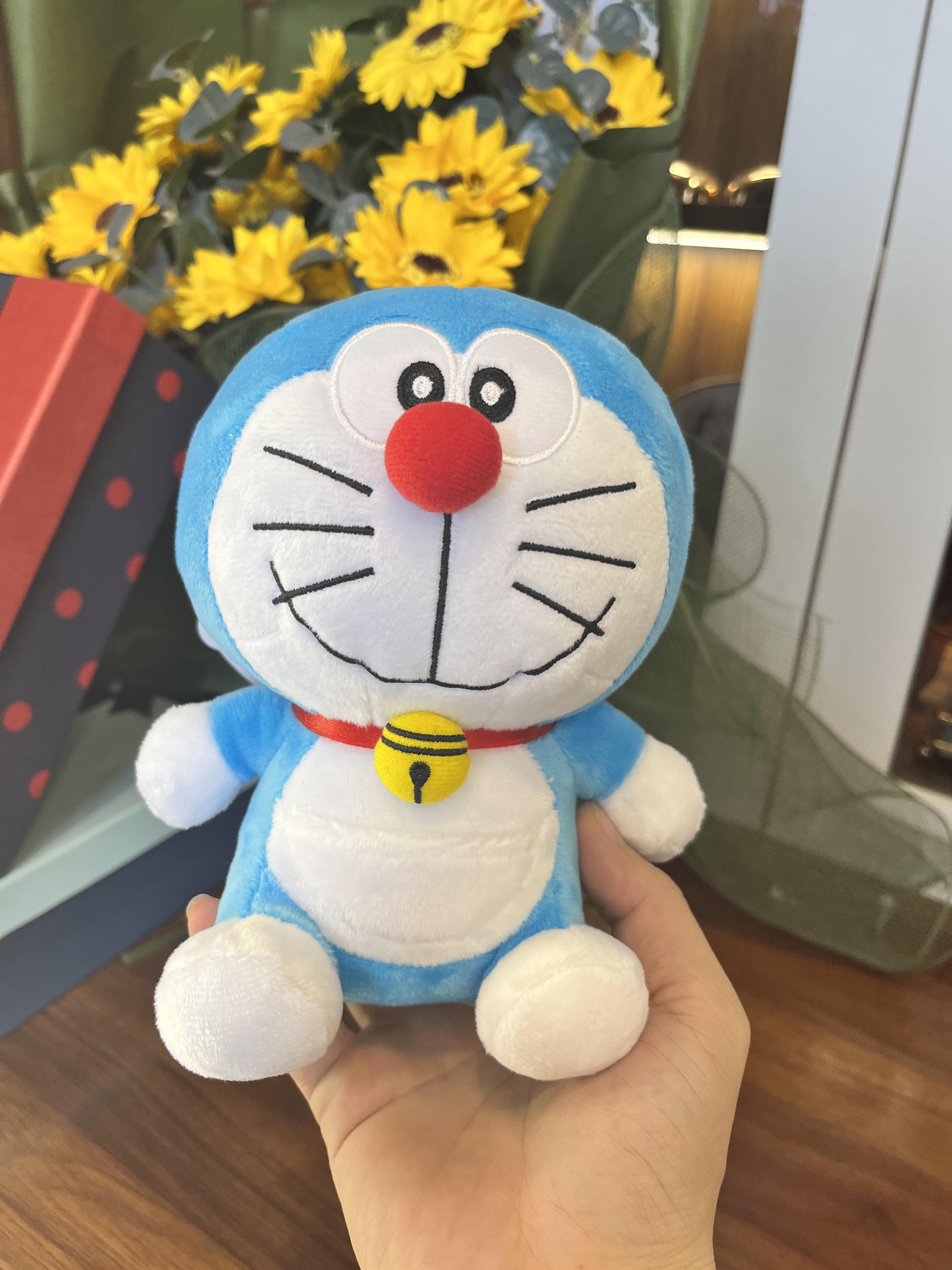Thú bông Doraemon size S, Gấu bông Doraemon đáng yêu, Quà tặng cho bé, Sản phẩm chính hãng, Phân phối bởi Teenbox