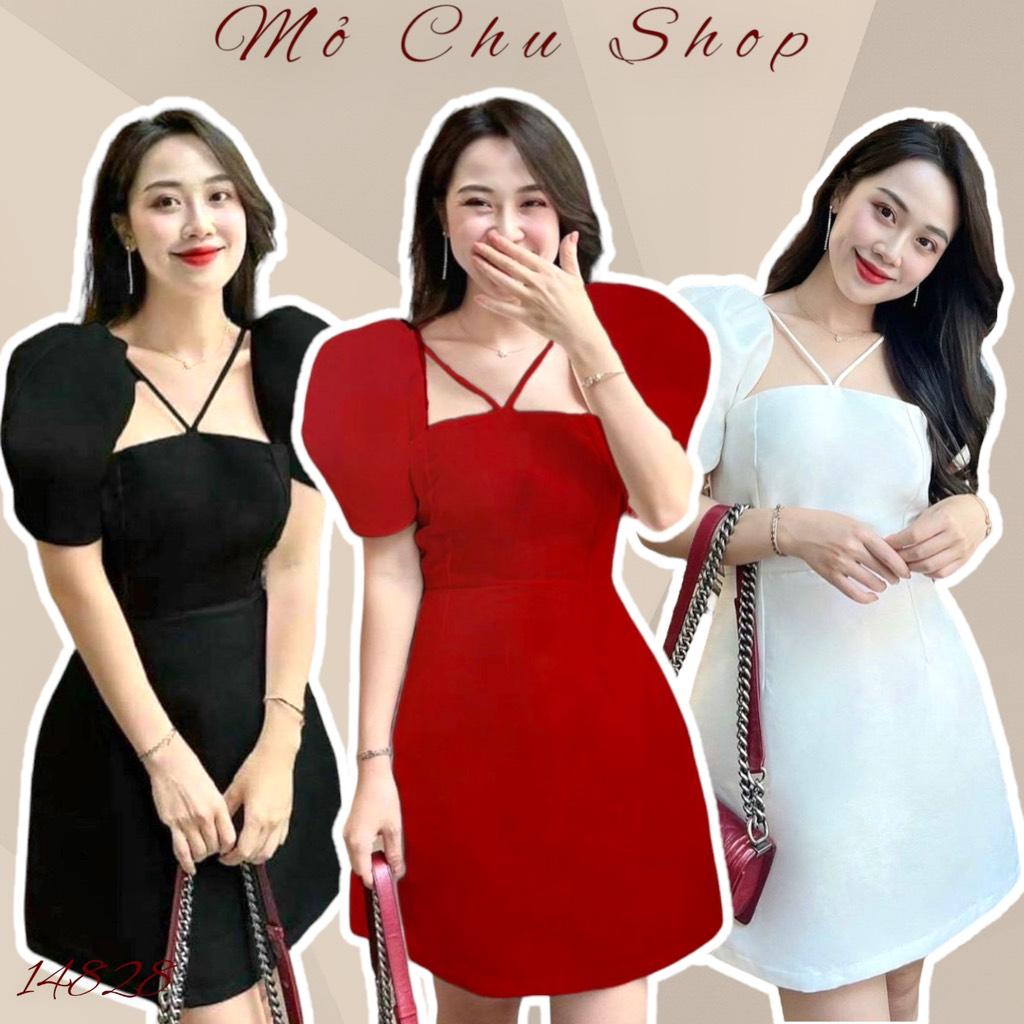 ĐẦM TAY PHỒNG TAFTA DÂY CỔ