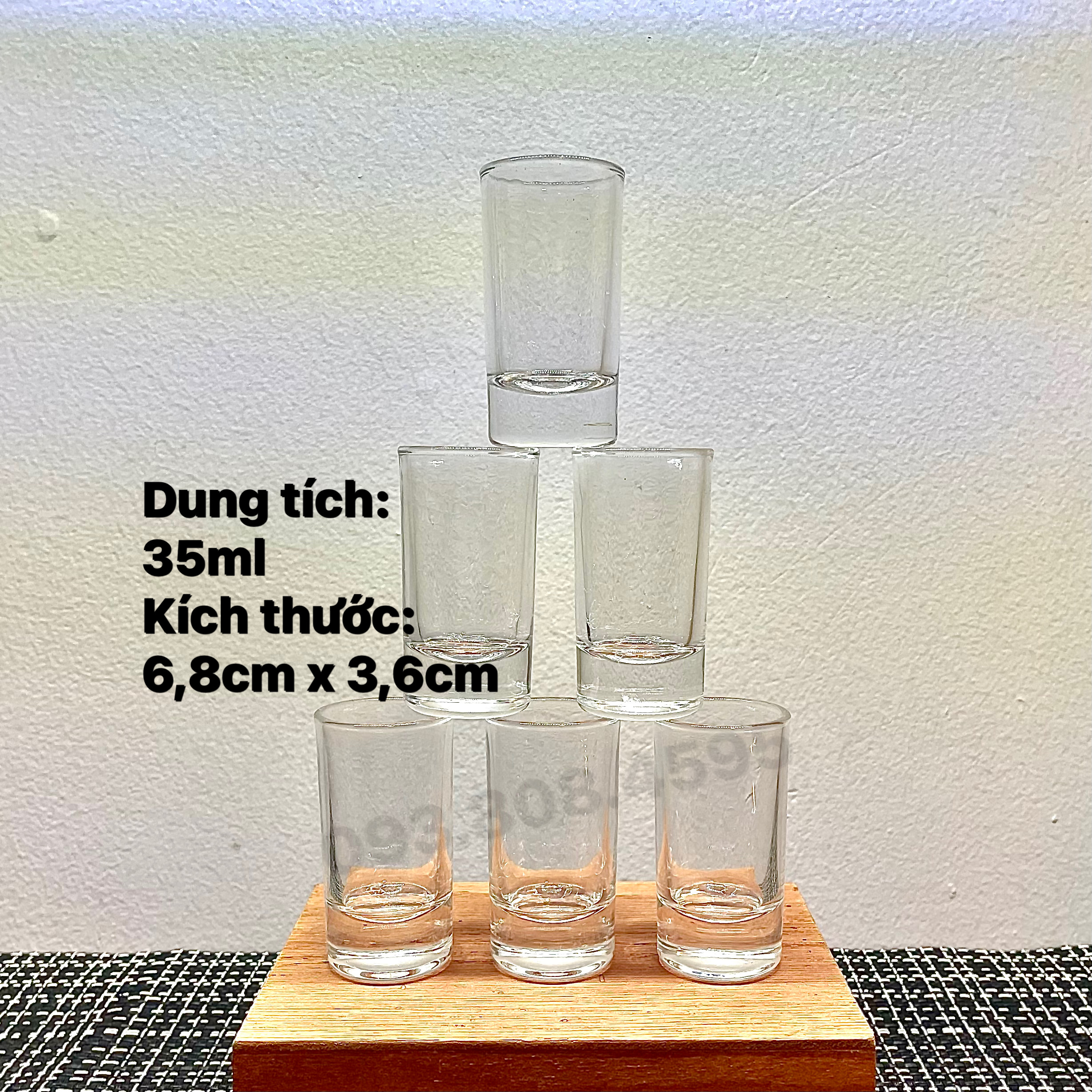 SET 6 LY SHOT TRỤ 35ML