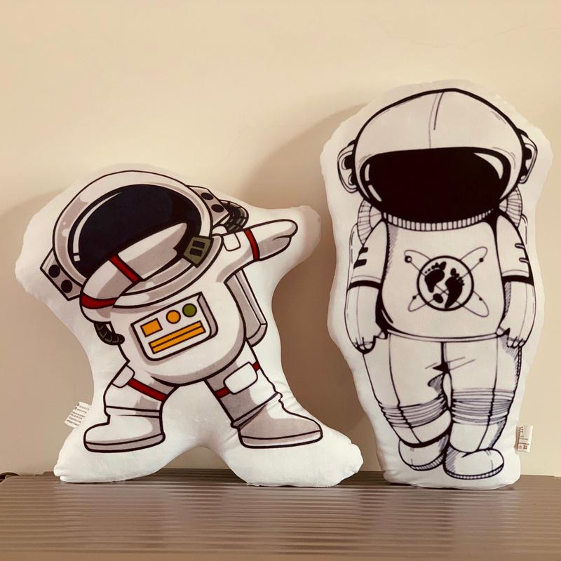 Mô Phỏng Không Gian Loạt Sang Trọng Gối Đồ Chơi Phi Hành Gia Spaceman Tên Lửa Tàu Vũ Trụ Búp Bê Nhồi Bông Ngủ Trưa Gối Bé Trai Trẻ Em Quà Tặng Sinh Nhật