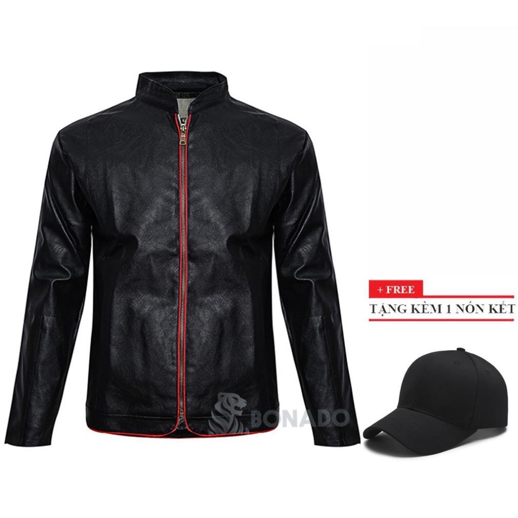 Áo Khoác Da nam hàn quốc Modelfashion AD9153 - Tặng nón